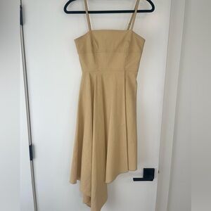 A.L.C. Asymmetrical Dress is beige